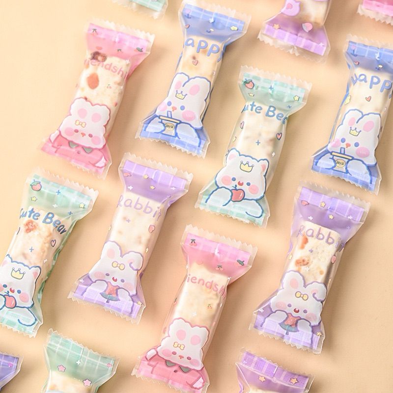 

100pcs Plastik Kemasan Tanpa Lem / Plastik Untuk Coklat, Nougat, Permen