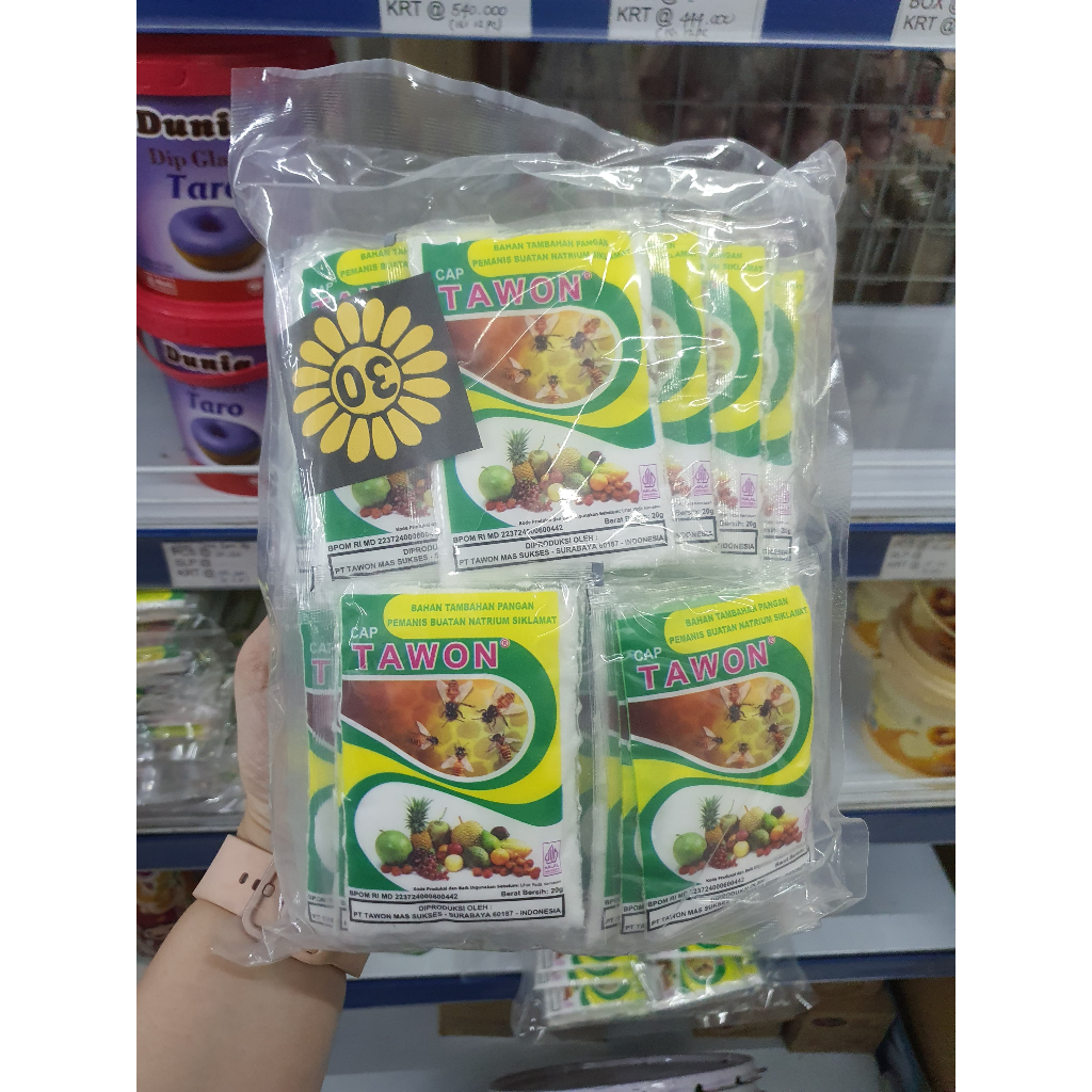 

Sari Manis cap Tawon 20gr pak isi 30pc