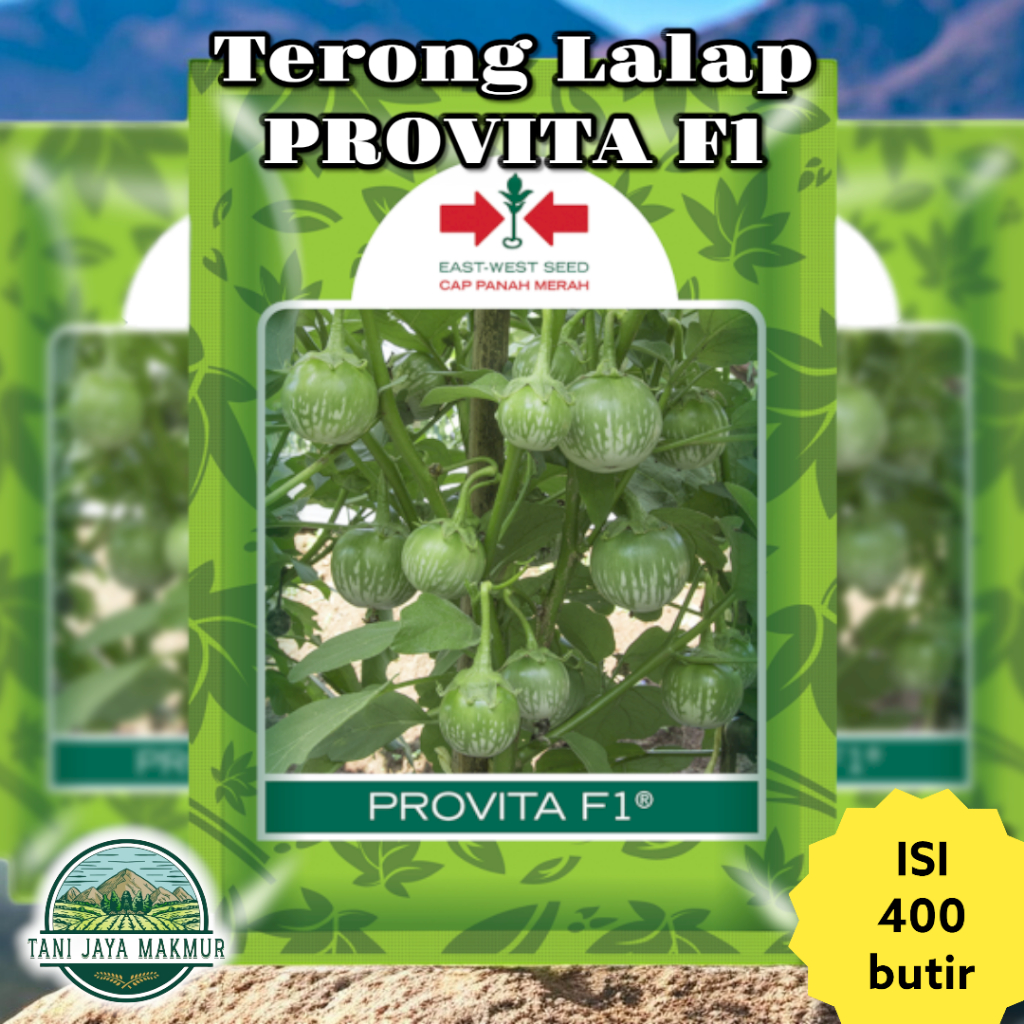 Benih Bibit Terong Lalap PROVITA F1 400 butir - Cap Panah Merah