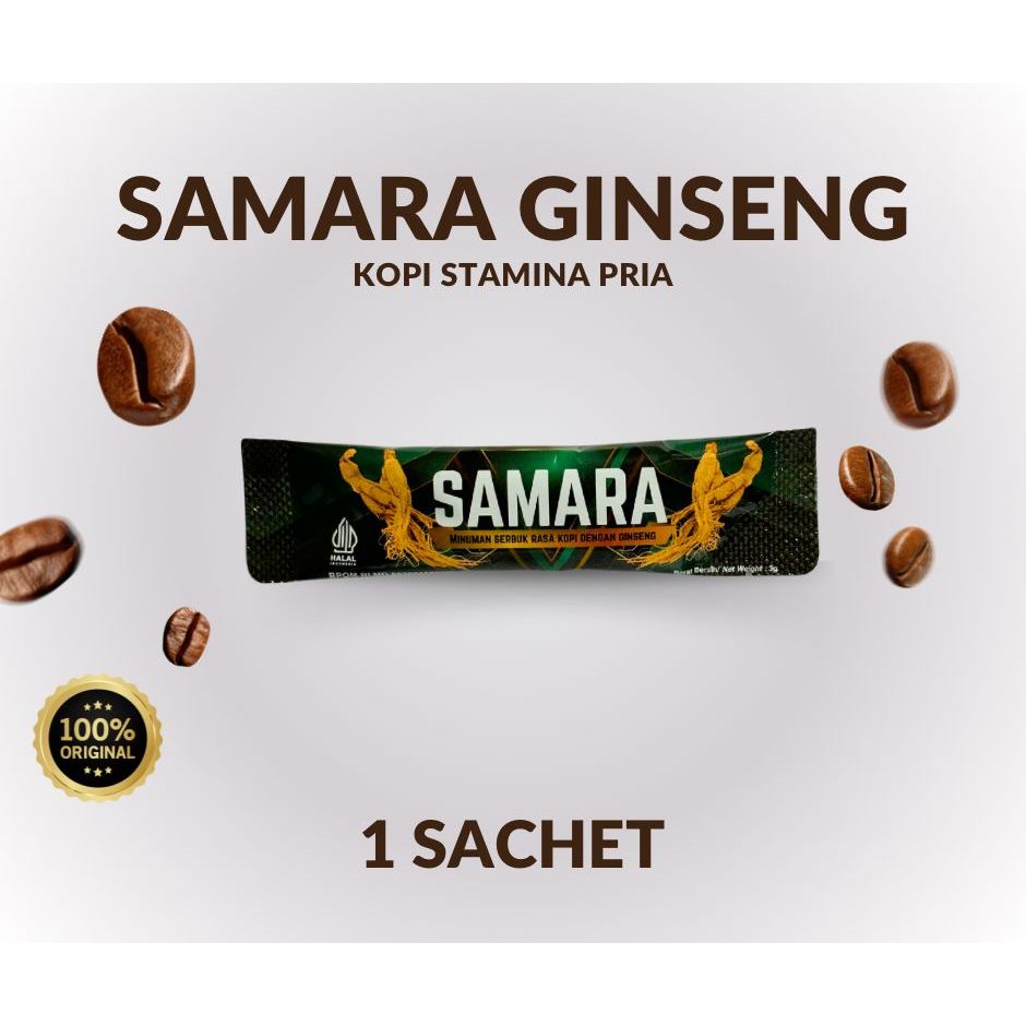 

SAMARA 1 SACHET MINUMAN SERBUK RASA KOPI DENGAN GINSENG