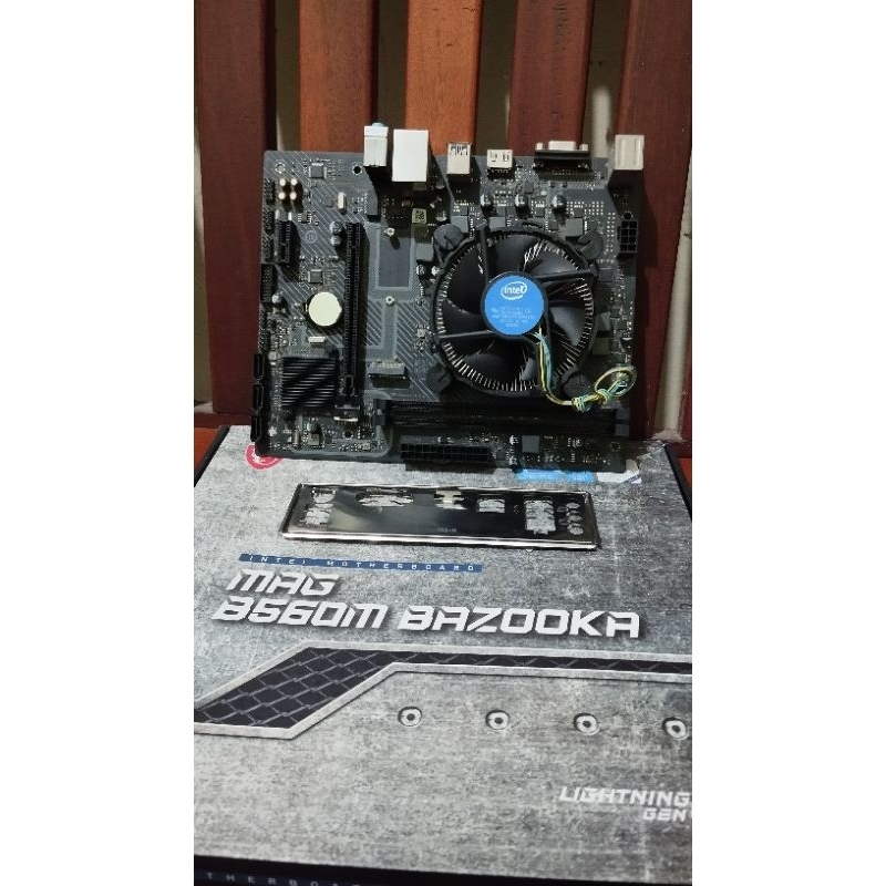 Paket motherboard colorful h510m dan procesor core i5-10400 igp, bukan i5-11400, i5-12400, i5-13400