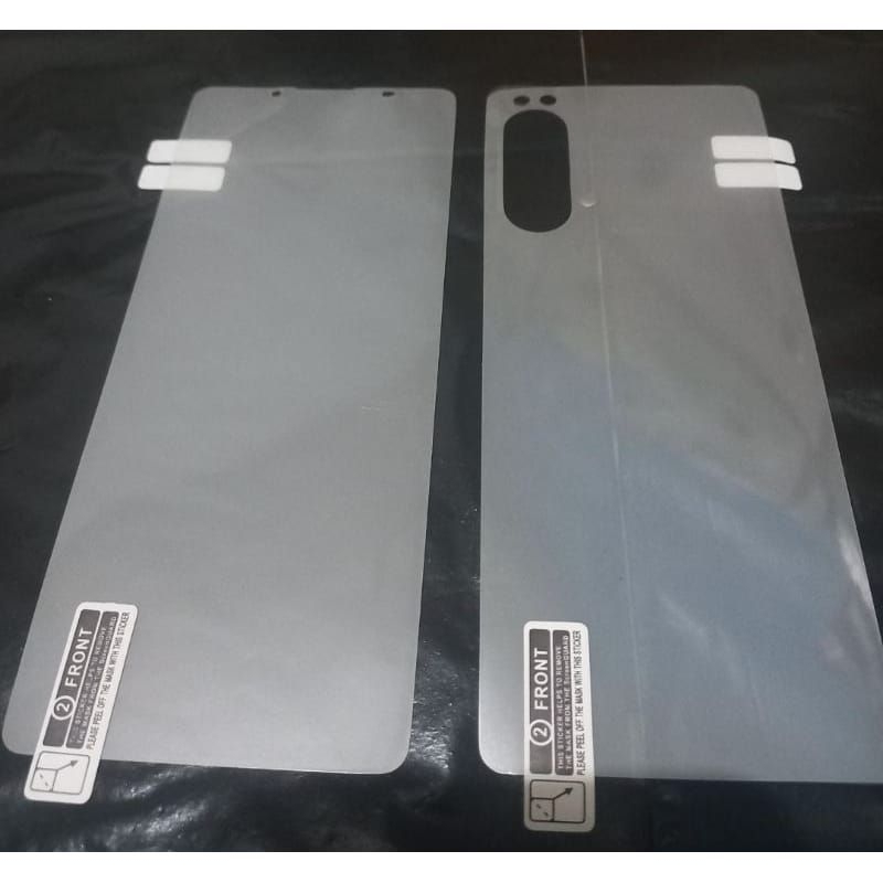 hydrogel mate full set Sony Xperia 5ii Mark 2 depan belakang docomo au SoftBank dan global
