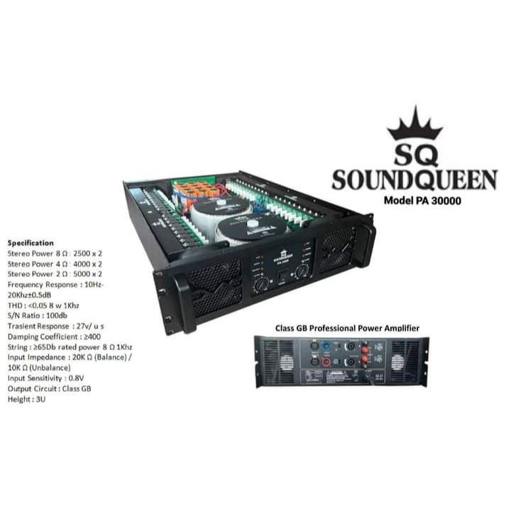 POWER AMPLIFIER SOUNDQUEEN PA 30000 CLASS GB POWER SOUNDQUEEN PA 30000