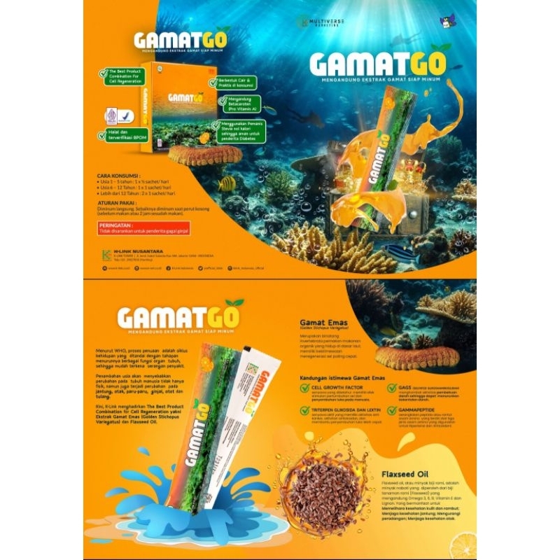 Gamat Go/ gamat emulsion/ gamat teripang/ 100% original  klink