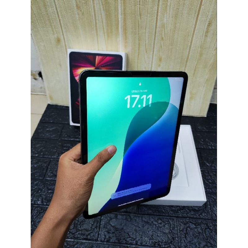 iPad Pro M1 11 inch 128GB Wifi Cellular Second iBox Mulus Fullset Original