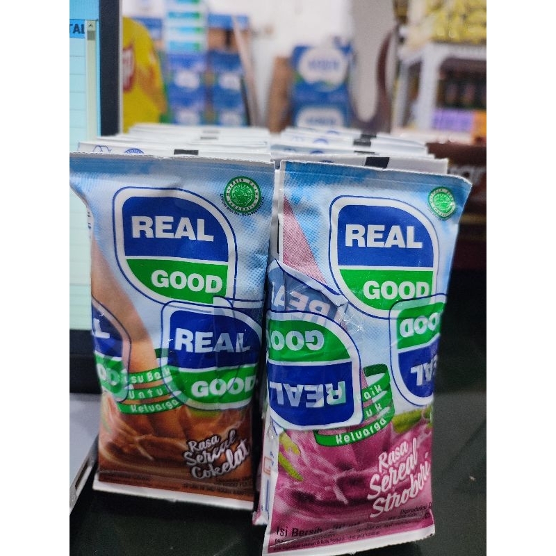 

[TERMURAH] REAL GOOD SUSU BANTAL 1000-AN RASA COKELAT, STRAWBERRY, BLACKCURRANT, JAMBU, JERUK, KEJU