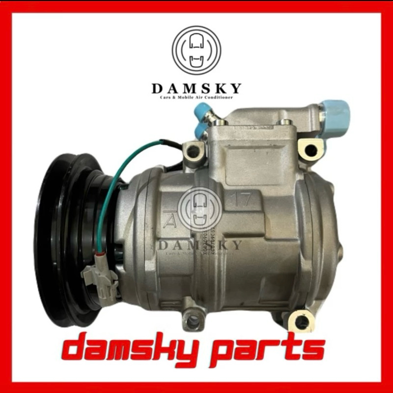 Kompresor Compressor AC Mobil Canter ELF Universal 10PA 17C ASSY Komplit Valve Atas