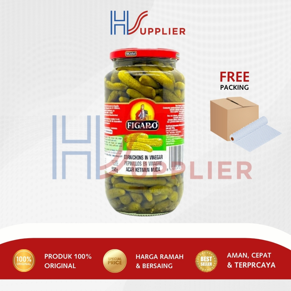 

Acar Ketimun Muda / Cornichons In Vinegar Figaro 935 Gr