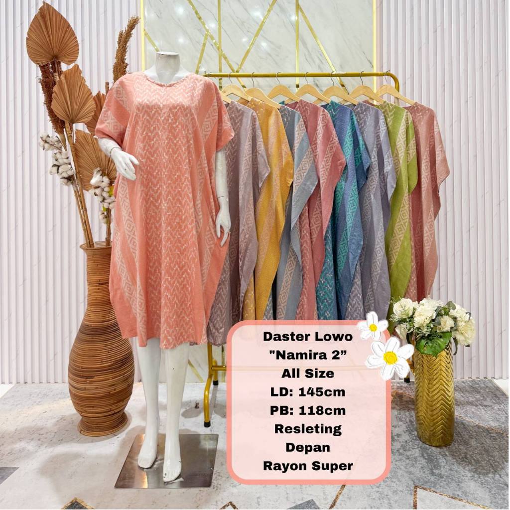 Eltaza Daster Lowo Batik Cap Pekalongan Resleting Depan "Namira 2" All Size