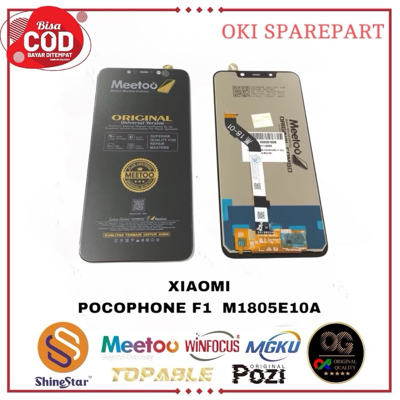 Meetoo / LCD TOUCHSCREEN XIAOMI POCOPHONE F1 ORIGINAL 100% METTO