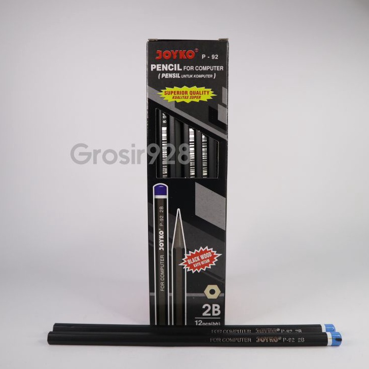 

BARU RESTOK Per 12 Pensil Pencil 2B Hitam P92 P92