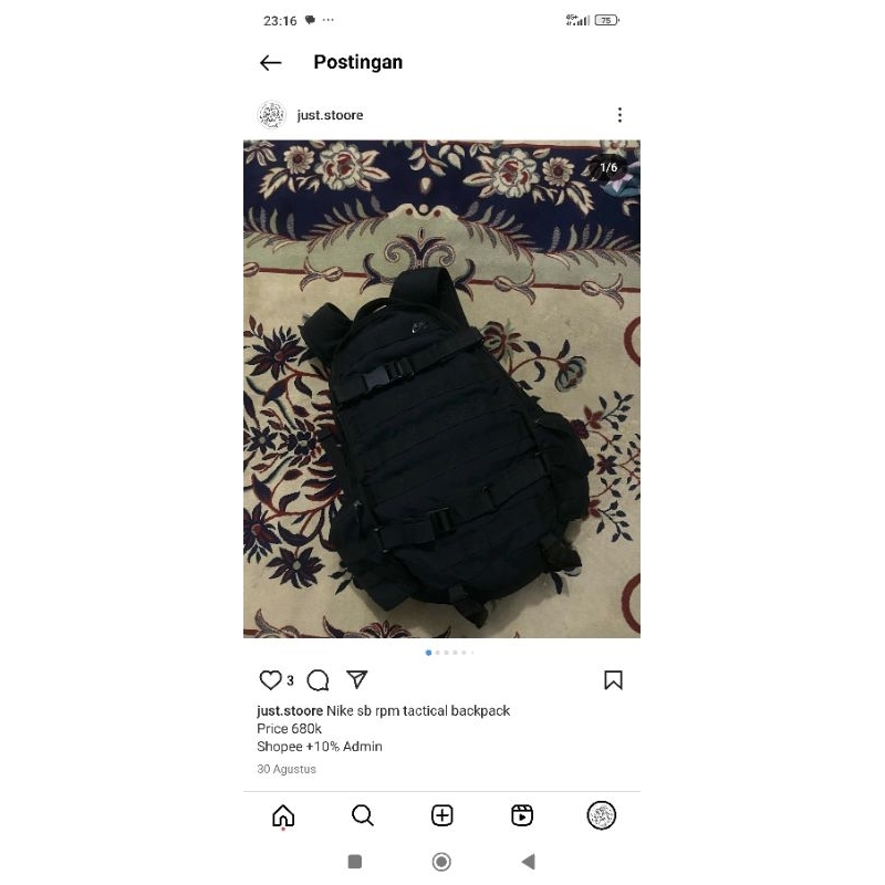 Nike sb rpm tactical backpack