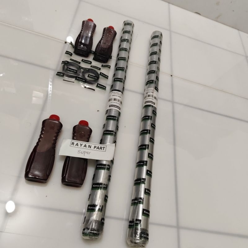 sok depan KLX150 KLX150 teleskop BF sil+oli 4botol+sok sepasang 2pcs
