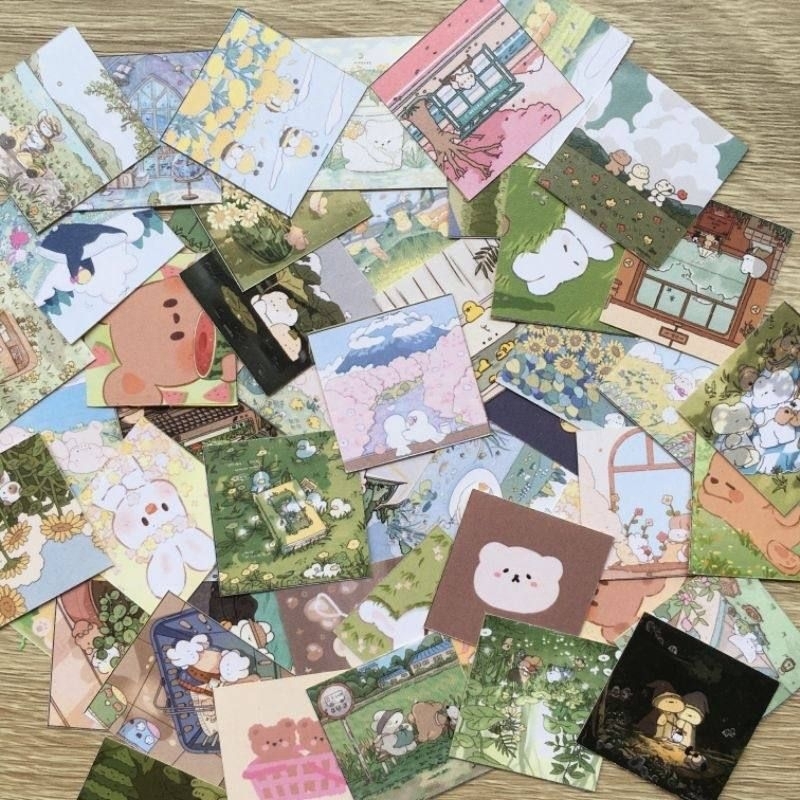 

50pcs MINI SEGEL STICKER CUTE / Sticker freebies / cute sticker / mini sticker untuk segel / Journaling mini sticker / deco sticker / cute sticker / freebies sticker