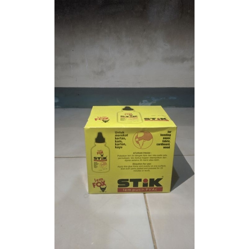 

lem fox stik putih PVAC 60gram