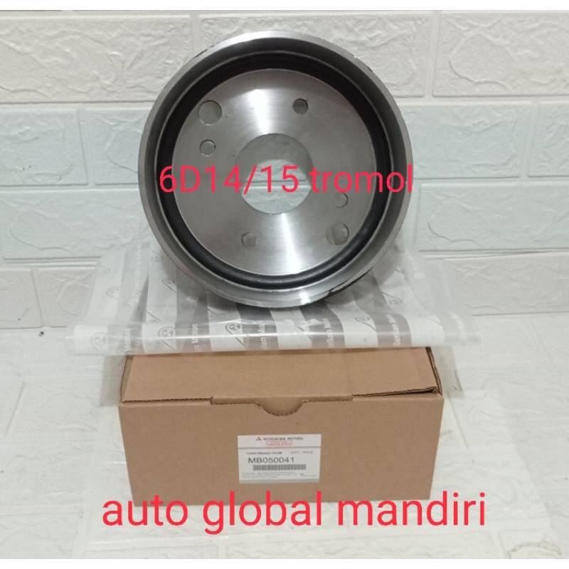 TROMOL REM TANGAN HAND BRAKE DRUM FUSO 6D14 6D15 PS190 PS 190