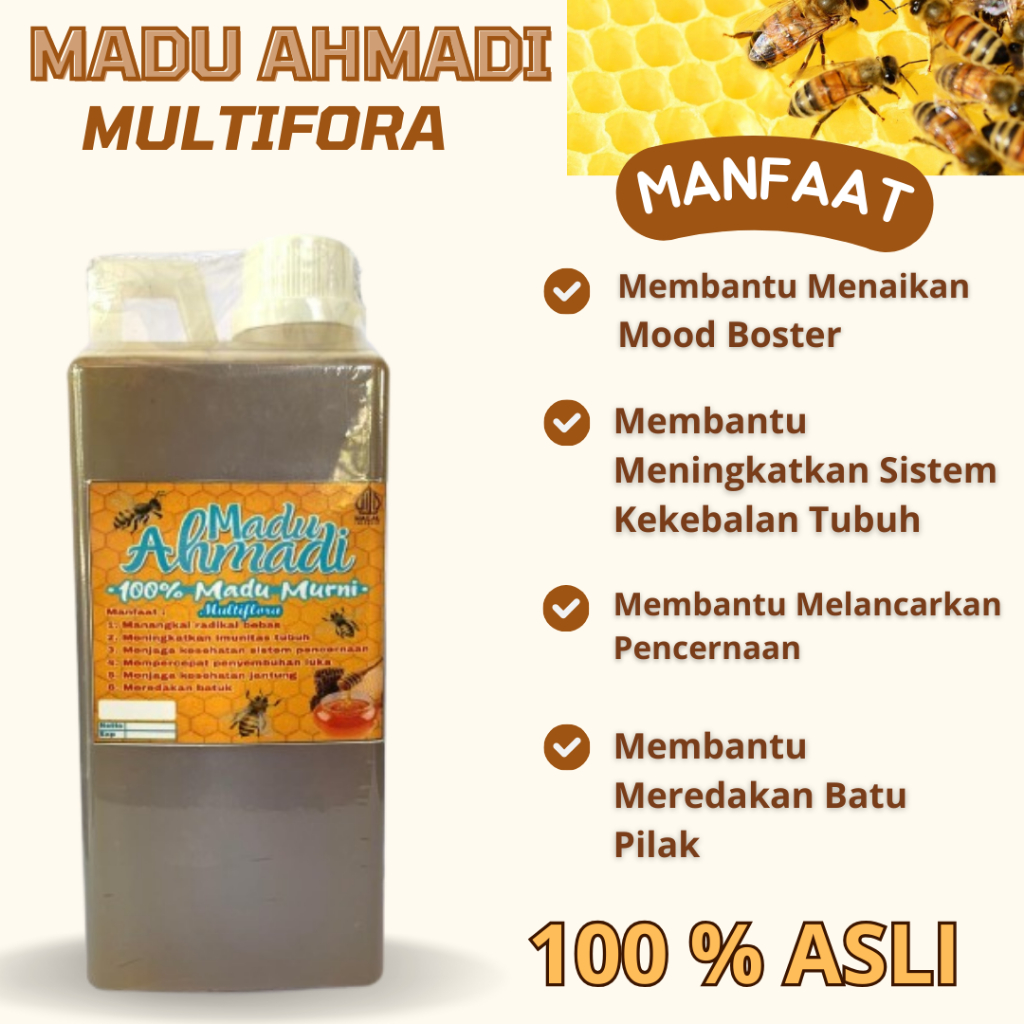 

Madu Murni,Madu Asli, Multifora, Super Premium, Original 1 liter,1 Kg, 500 gr, 300 gr.