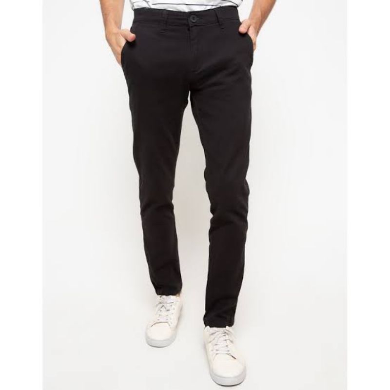 Nevada Celana Panjang Jeans Katun Slim Fit Pria Original