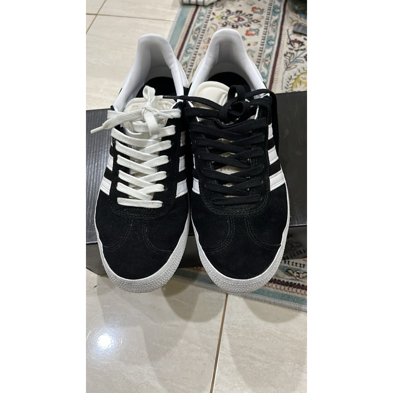 adidas gazelle adv black gold