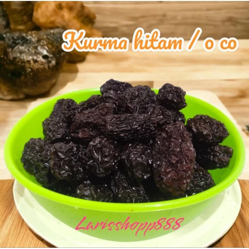 

kurma hitam cina / o co / black dates hei Zhao kemasan 500gram LS