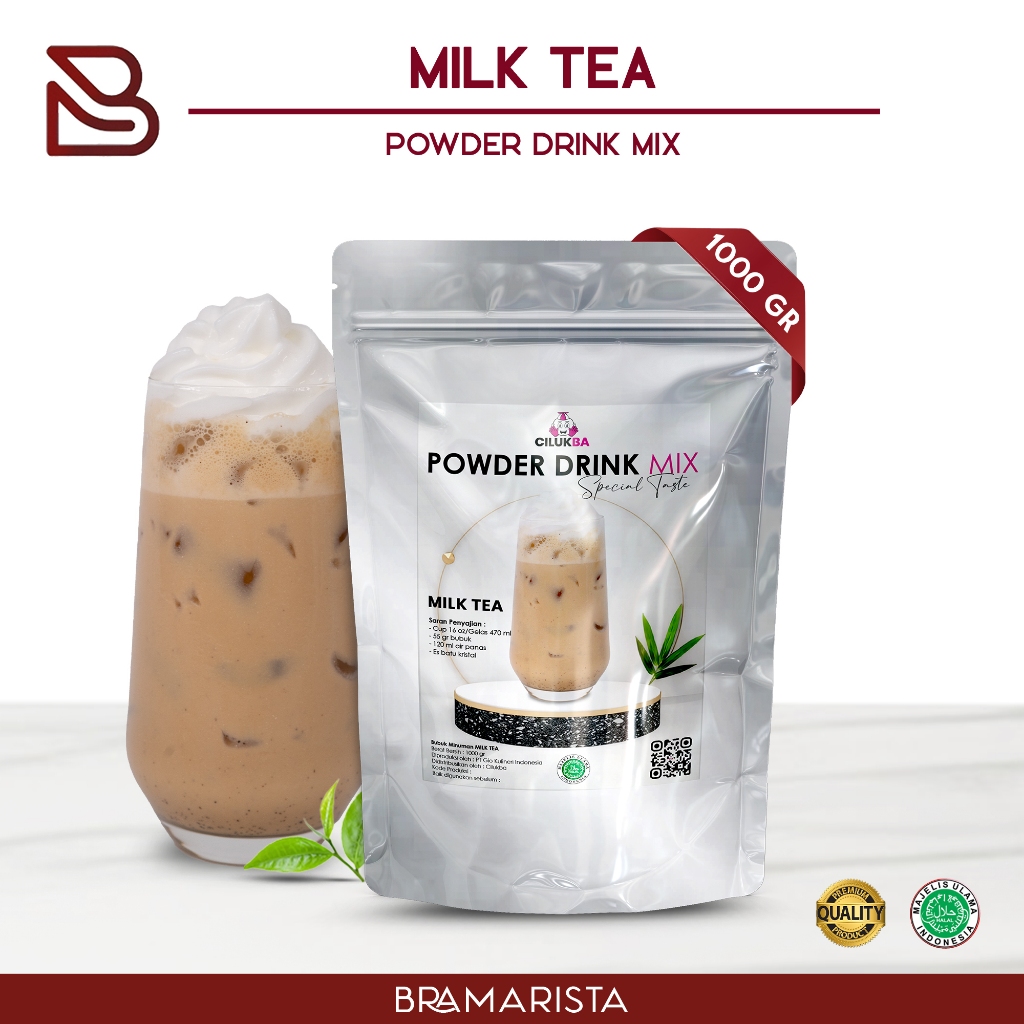 

Cilukba Bubuk Minuman Rasa Milk Tea 1kg / Powder Drink Mix