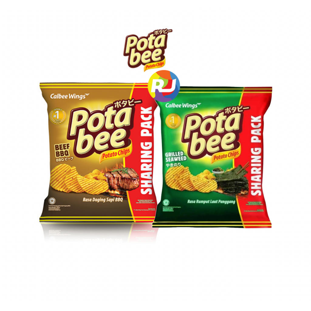 

Snack Potabee Keripik Kentang Potato Chips Jumbo Sharing Pack 120gr - Beef BBQ / Seaweed