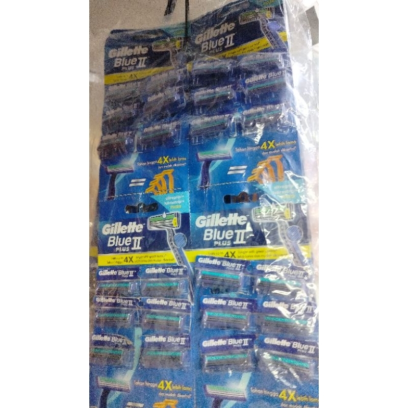Cukur Gillette Blue 2 plus per papan isi 24