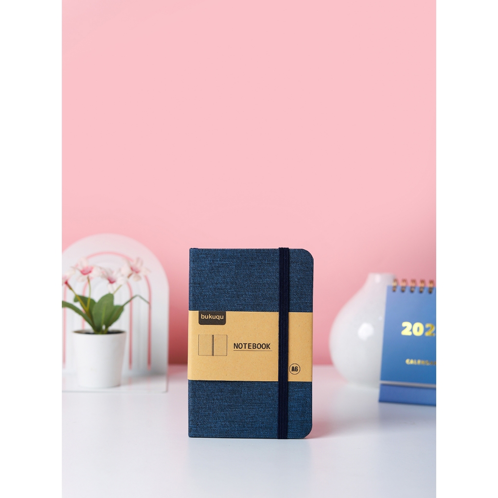 

bukuqu Denim Notebook Uk A6 Navy, Dotted