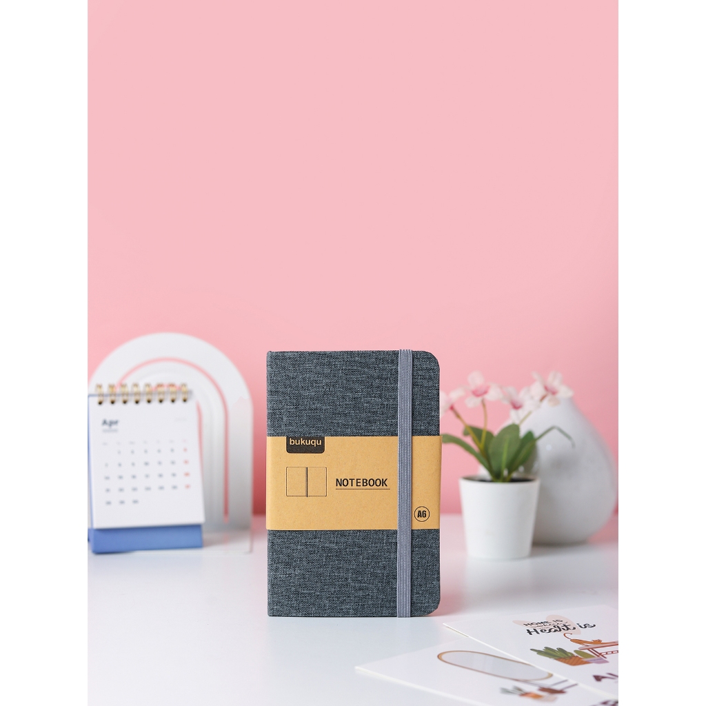 

bukuqu Denim Notebook Uk A6 Grey, Dotted