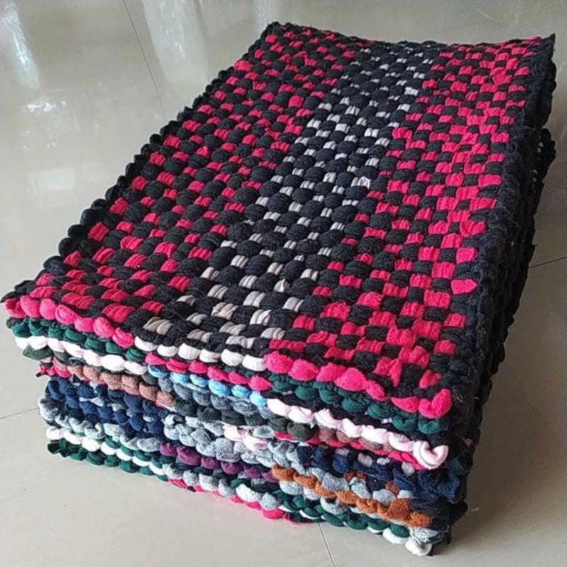 Keset Anyam / keset kaki anti slip / keset tenun Anyam Tebal / Keset Kaki Anyam tebal