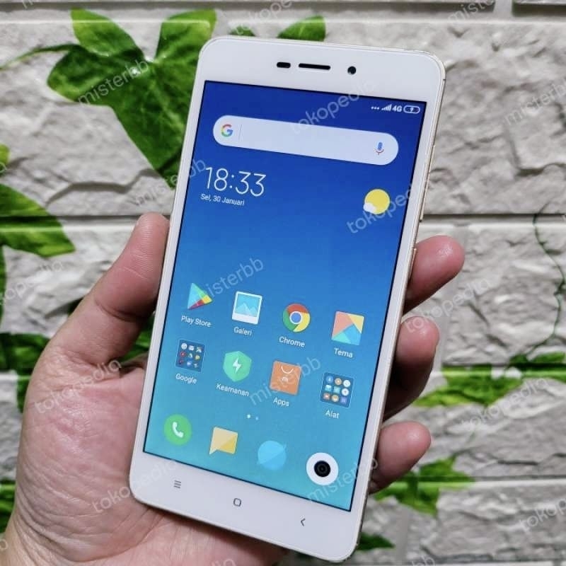 xiaomi redmi 4a ram 2/16 hp seken android 4g murah berkualitas