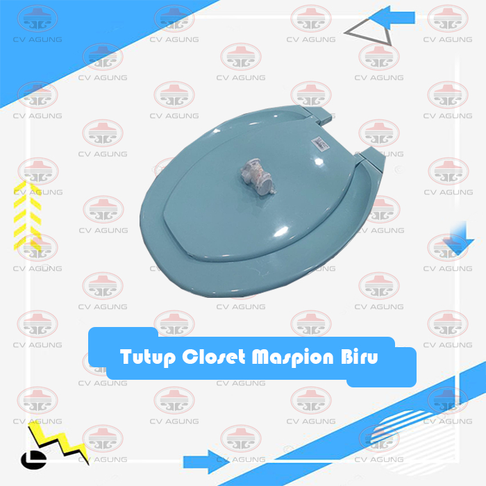 TUTUP CLOSET UNIVERSAL MASPION / PENUTUP CLOSET DUDUK BIRU