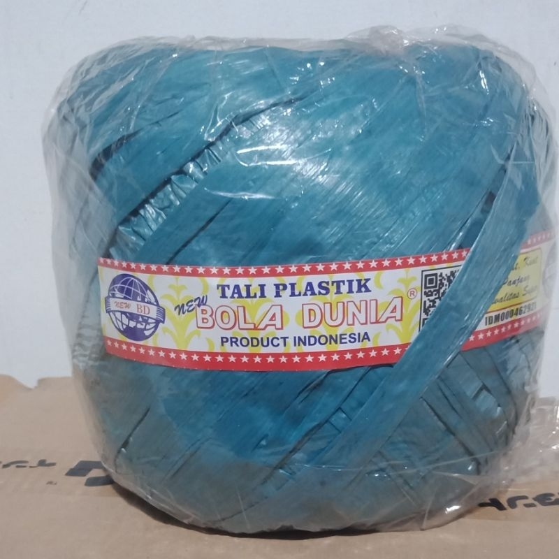 

TALI RAFIA WARNA WARNI CAP BOLA DUNIA BERAT 5 ONS/500 GRAM
