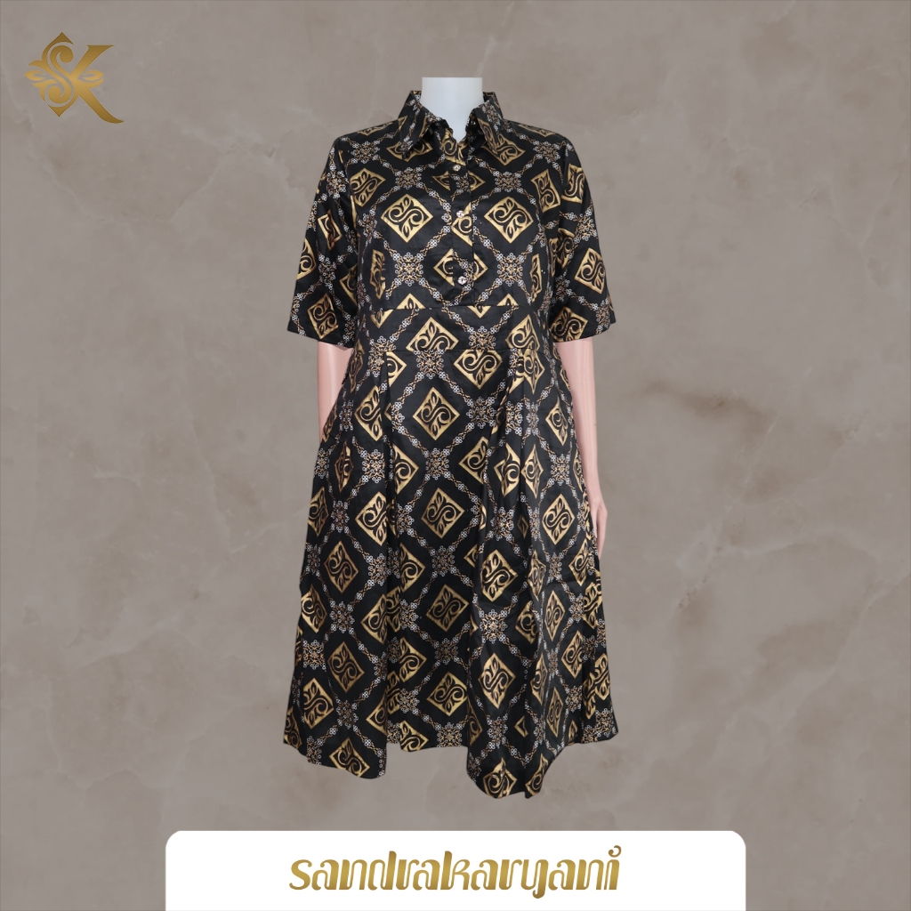 BATIK SANDRA KARYANI Dress Batik Solo Batik Original SK Premium