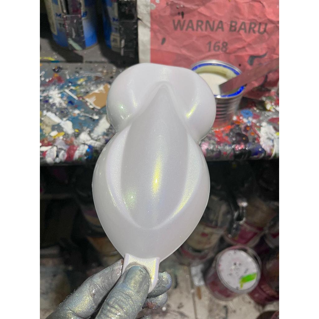 cat BUNGLON putih 077/cat bunglon pelangi 200ml