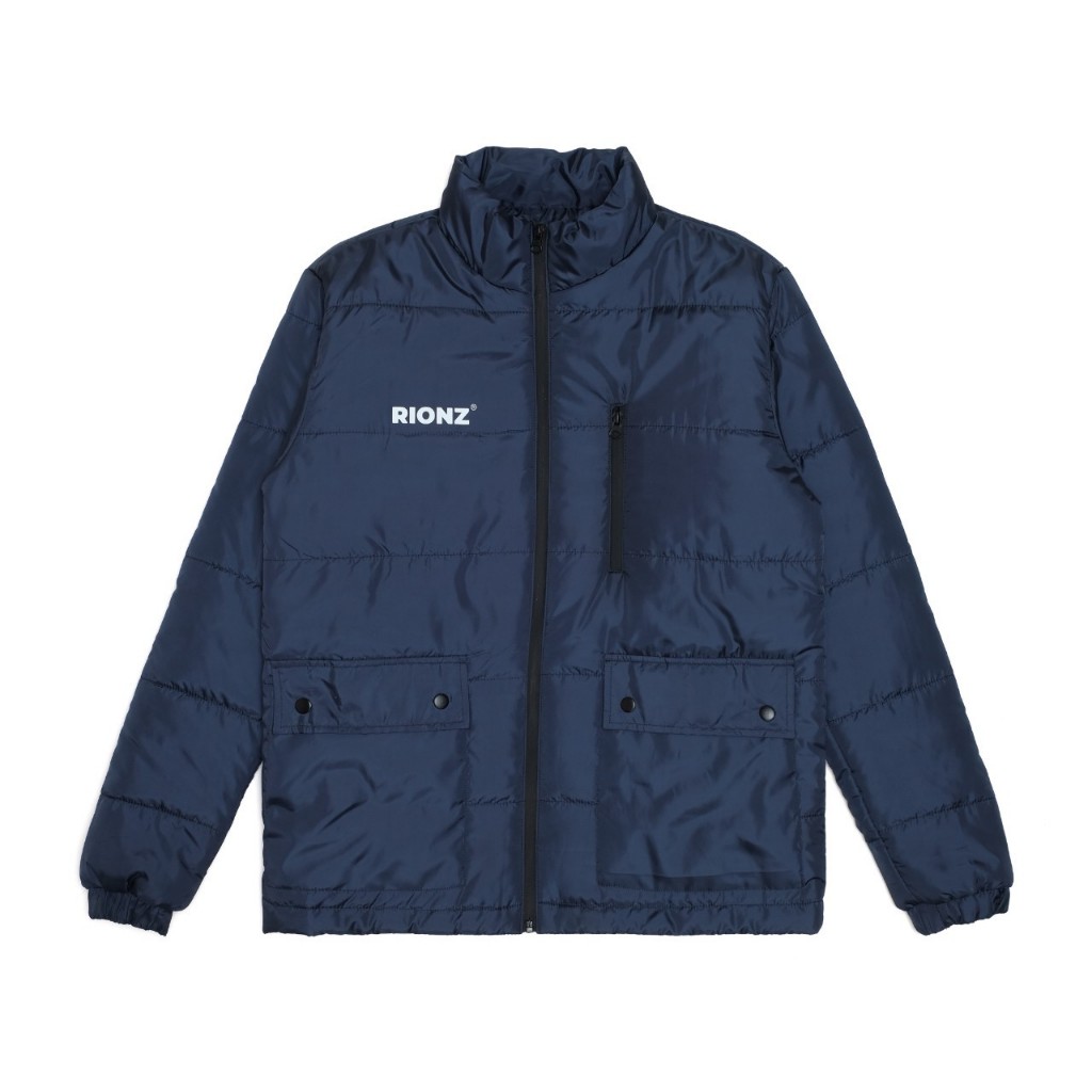 Rionz Jacket Puffer Pria Bruno Navy