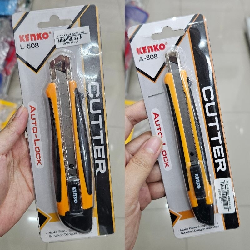 

cutter besar L-508 & cutter kecil A-308 kenko cutter autolock