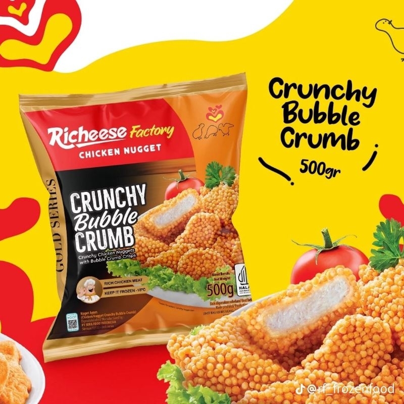 

Crunchy Bubble Crumb Richeese Bogor Frozen