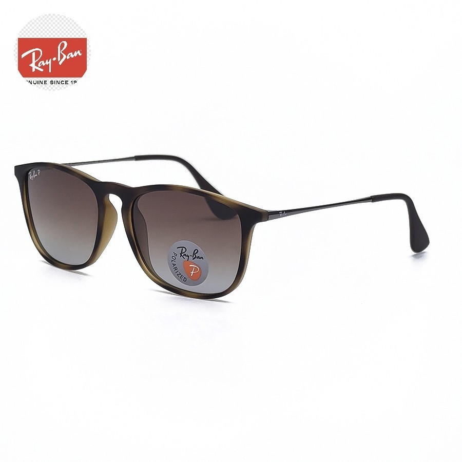 KACAMATA ORIGINAL RAYBAN CHRIS RB 4187 GRADIENT TORTOISE DOFF POLARIZED