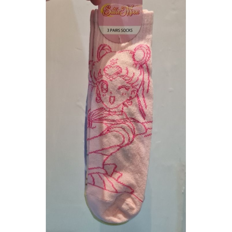 Kaos Kaki Sailormoon isi 3 Primark