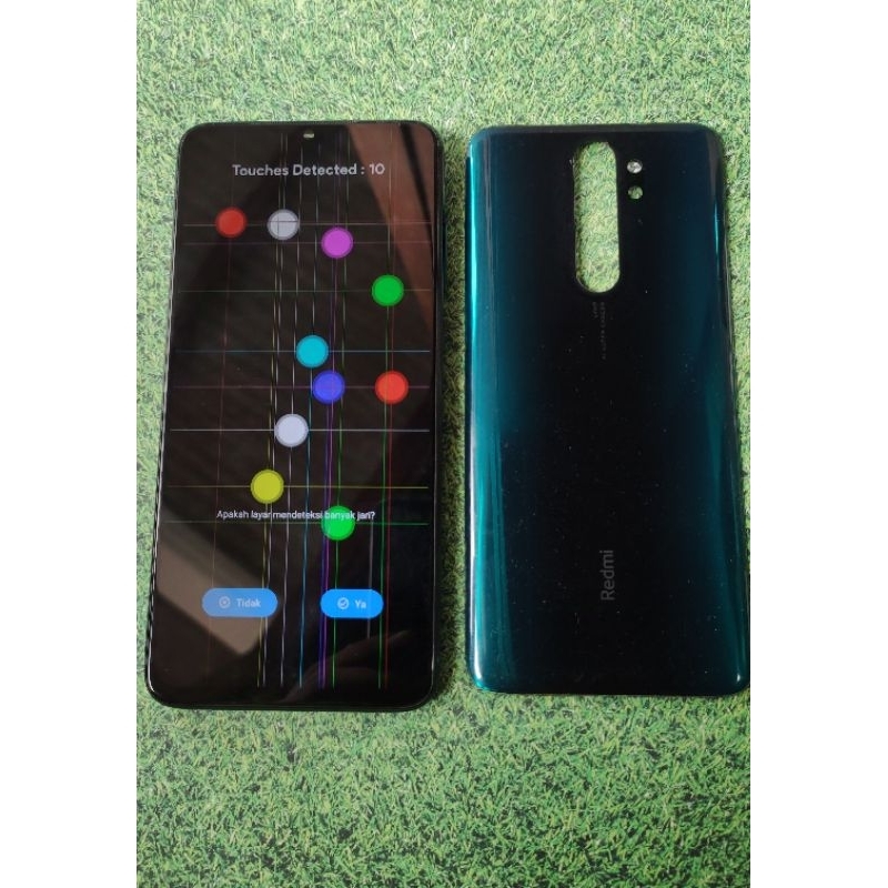 REDMI NOTE 8 PRO LCD FRAME BACKDOOR ORIGINAL COPOTAN MINUS WHITE SPOT