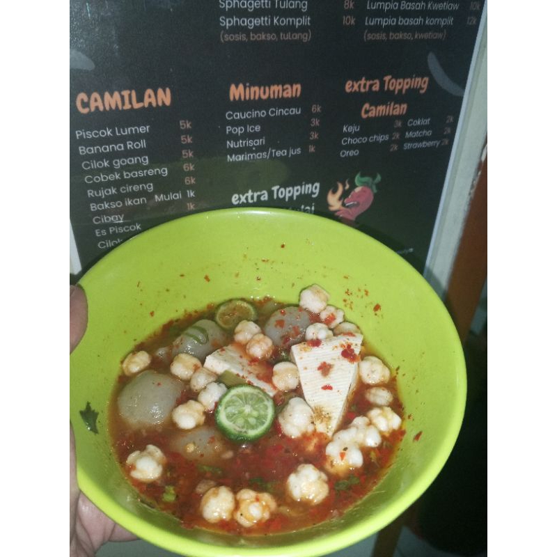 

cilok goang pedas asem extra jeruk limo mantul