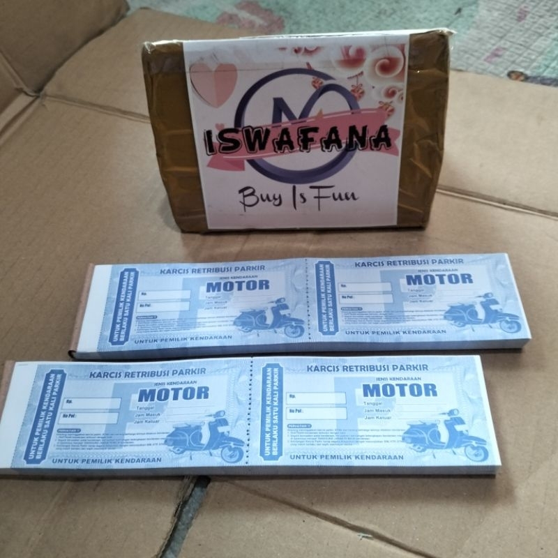 

Karcis Parkir Tanpa Nominal Buat Motor Mobil Truck Bahan Berkwalitas Tebal