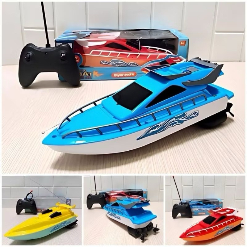 Mainan Rc Speed Boat Remote Control - Perahu Cepat Remot Kontrol Mainan Anak