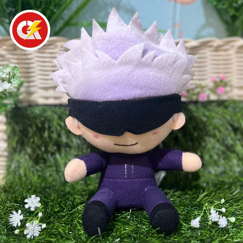 Boneka Plush Official Anime Jujutsu Kaisen Gojo Satoru Original Chokonokko