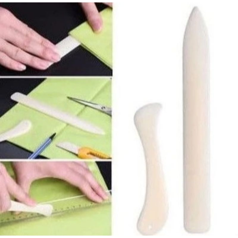 

AYURI - 2pcs/set Bone Folder Alat Pelipat Kertas , Creaser, Scoring Tool Art N Craft