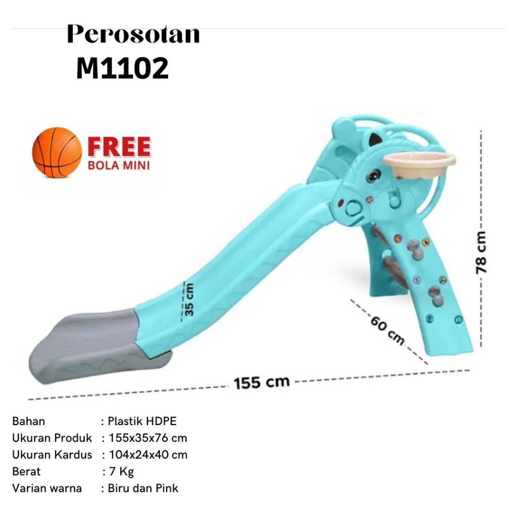 1102 PEROSOTAN ANAK - PEROSOTAN KARAKTER - PEROSOTAN INDOOR DAN OUTDOOR - PEROSOTAN PINK - PEROSOTAN