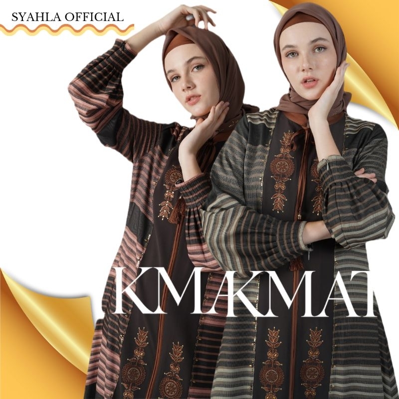 HIKMAT ABAYA A8966 - 02 NEW ARRIVAL TERBARU TERMURAH SYAHLA BUTIK