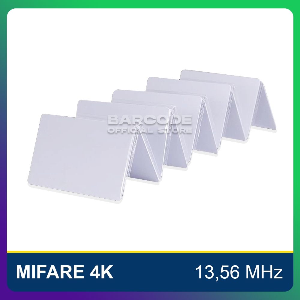 

Mifare RFID 13,56MHz 4K NFC Card Tag ISO14443A Kartu Polos 13,56 MHz