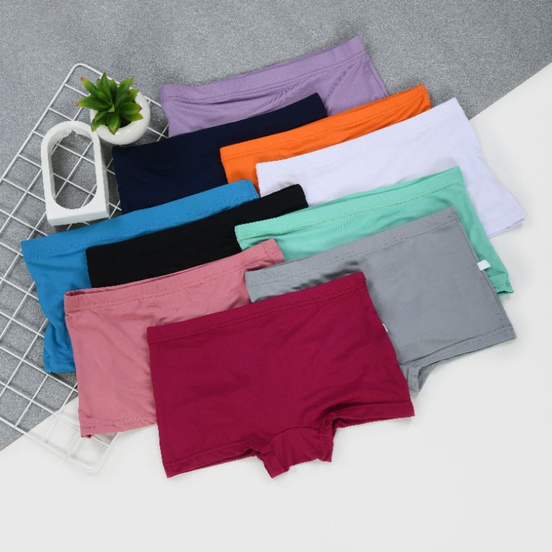 FLZ Boxer wanita 10 PCS SHOT OLAHRAGA/SHOT DEWASA PRIA DAN WANITA CELANA PENDEK WANITA//CELANA